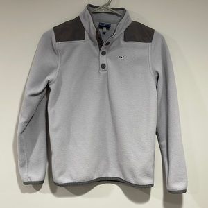 Vineyard Vines 1/4 Button Fleece Pullover Boys Size M